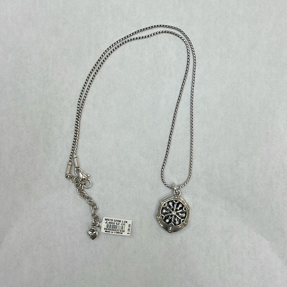 Brighton Winter Sparkle Locket Necklace